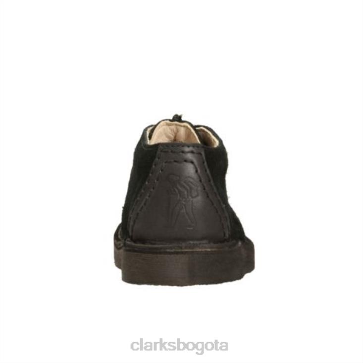 Clarks 0DX8L4998 clarks desert trek inf g fit ante negro unisexo ante negro