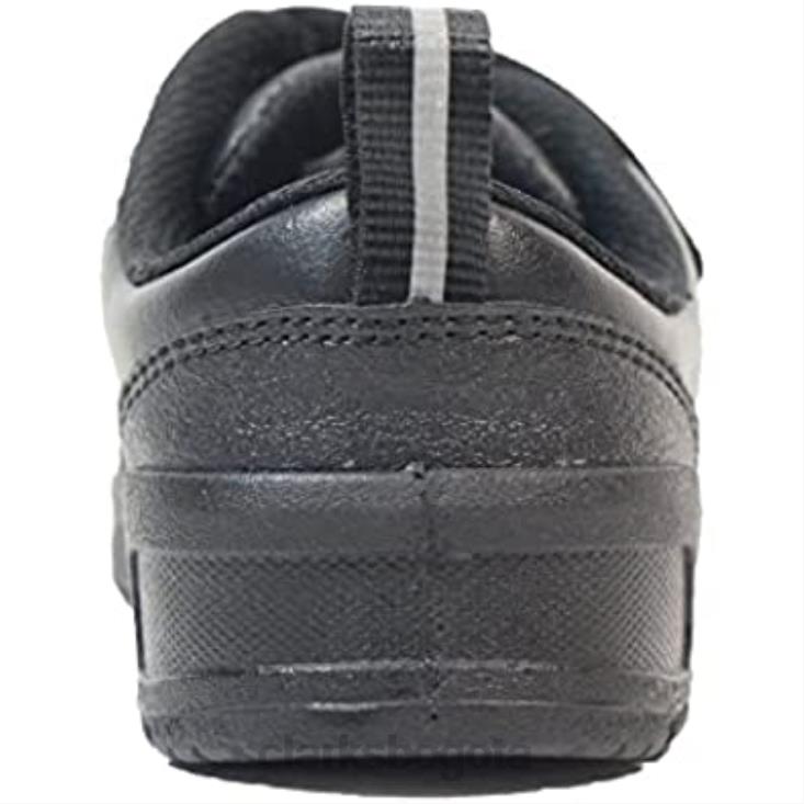 Clarks 0DX8L50 clarks palmer steggy zapatos de cuero para niños negro niños