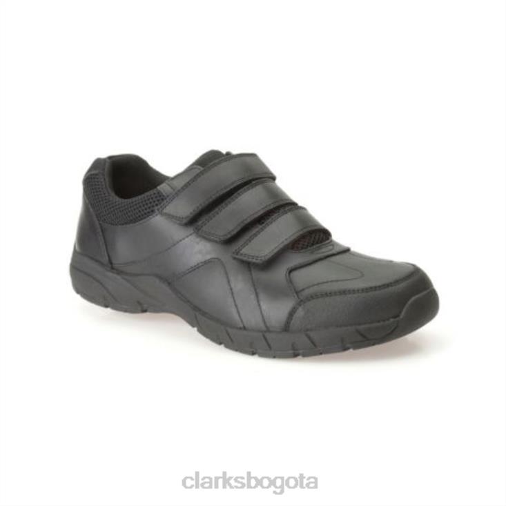 Clarks 0DX8L5004 clarks air suffolk jnr e fit negros unisexo negro