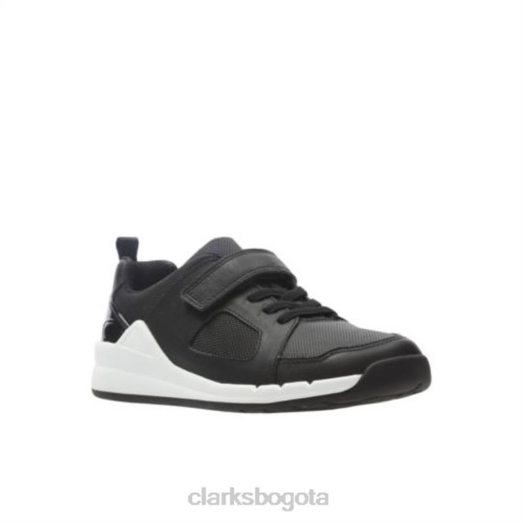 Clarks 0DX8L5007 orbit ride inf e fit clarks cuero negro unisexo cuero negro