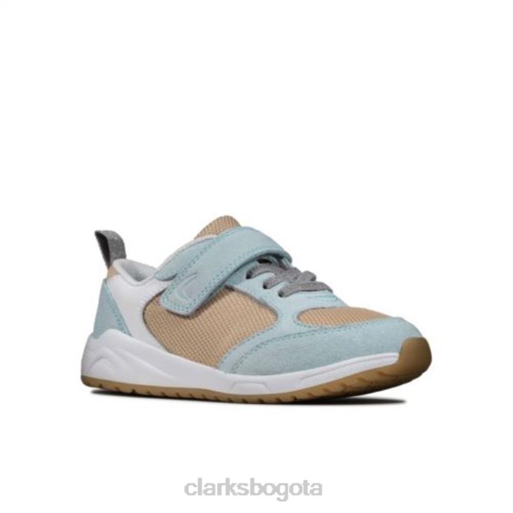 Clarks 0DX8L5008 clarks combi azul claro aeon flex inf f fit unisexo combinado azul claro