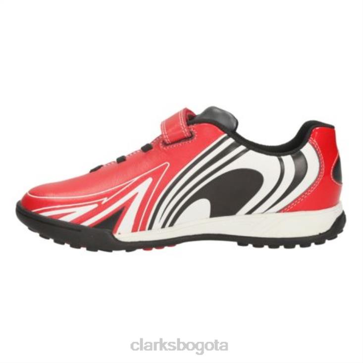 Clarks 0DX8L5009 clarks red time pre-fit unisexo rojo