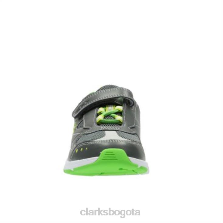 Clarks 0DX8L5011 clarks clarks reflectpop jnr f fit grises unisexo gris