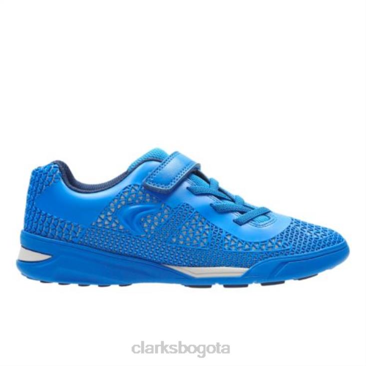 Clarks 0DX8L5013 premio blaze jnr g fit clarks azul unisexo azul