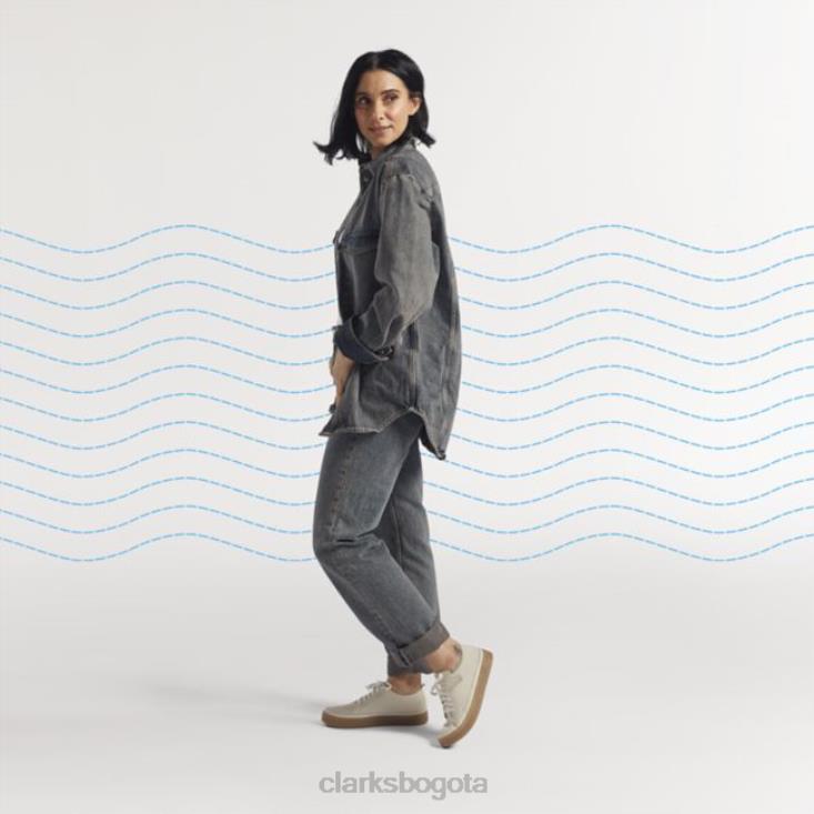 Clarks 0DX8L5019 cuero blanco clarks barleigh encaje cuero blanco mujer cuero blanco