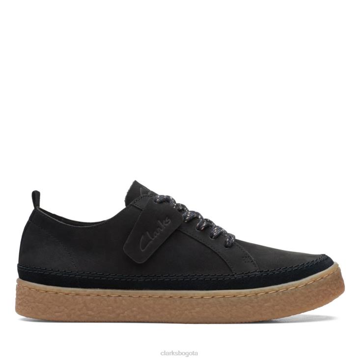 Clarks 0DX8L5021 encaje de barleigh nubuck negro clarks nubuck negro mujer nubuck negro