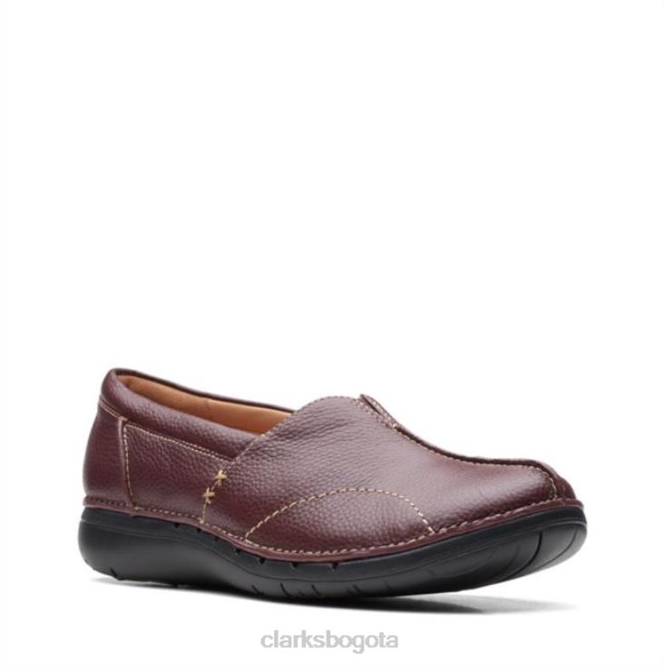 Clarks 0DX8L5036 marrón/rojo un loop stride marrón/rojo clarks unisexo rojo marrón