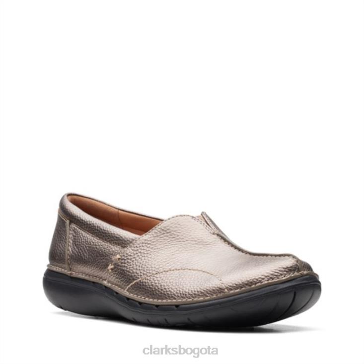 Clarks 0DX8L5041 clarks champagne un loop stride champagne mujer champán