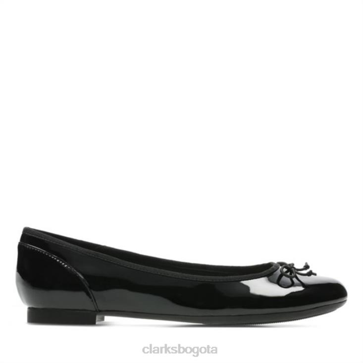 Clarks 0DX8L5059 charol negro clarks couture flor charol negro mujer charol negro