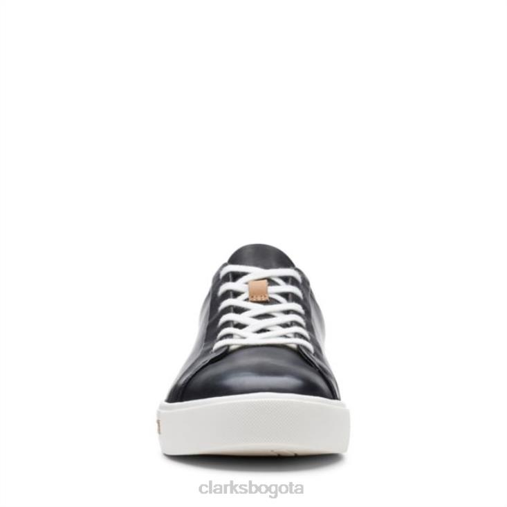 Clarks 0DX8L5060 cuero negro un maui encaje clarks de cuero negro mujer cuero negro