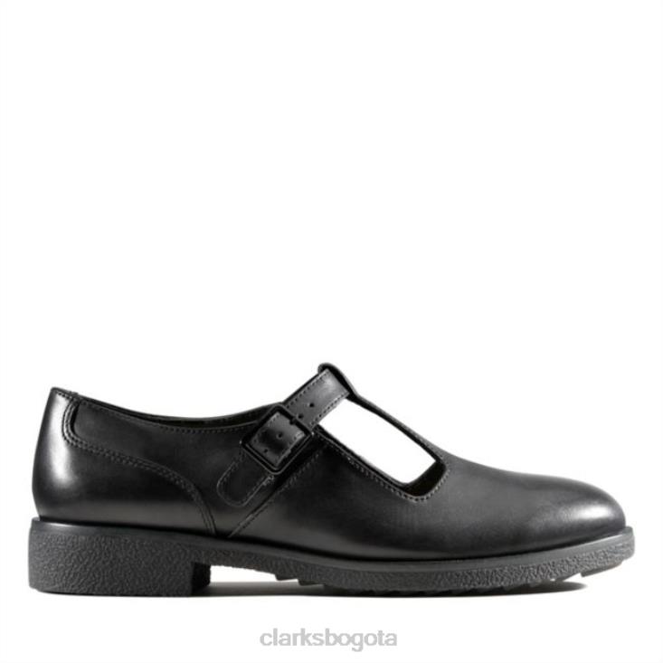 Clarks 0DX8L5061 griff town cuero negro clarks cuero negro mujer cuero negro