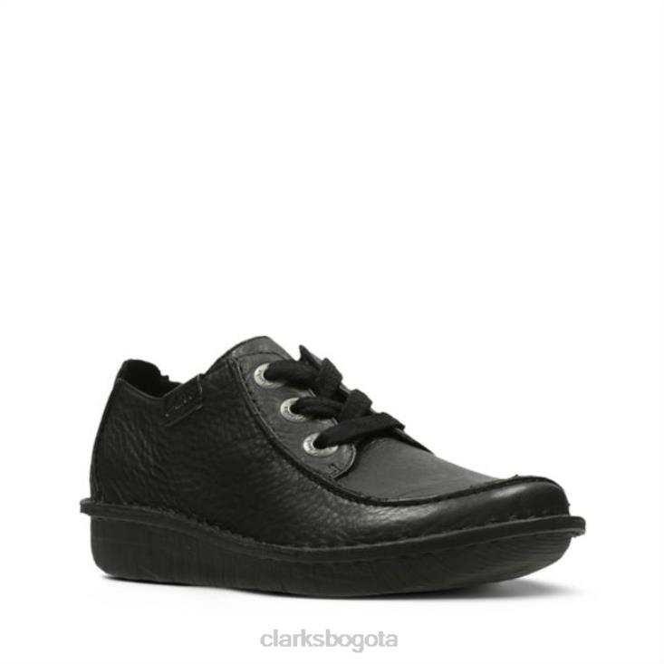 Clarks 0DX8L5062 fun ny dream cuero negro clarks de cuero negro mujer cuero negro