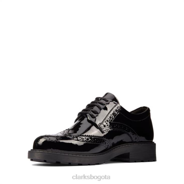 Clarks 0DX8L5065 clarks charol negro orinoco 2 limit charol negro unisexo charol negro