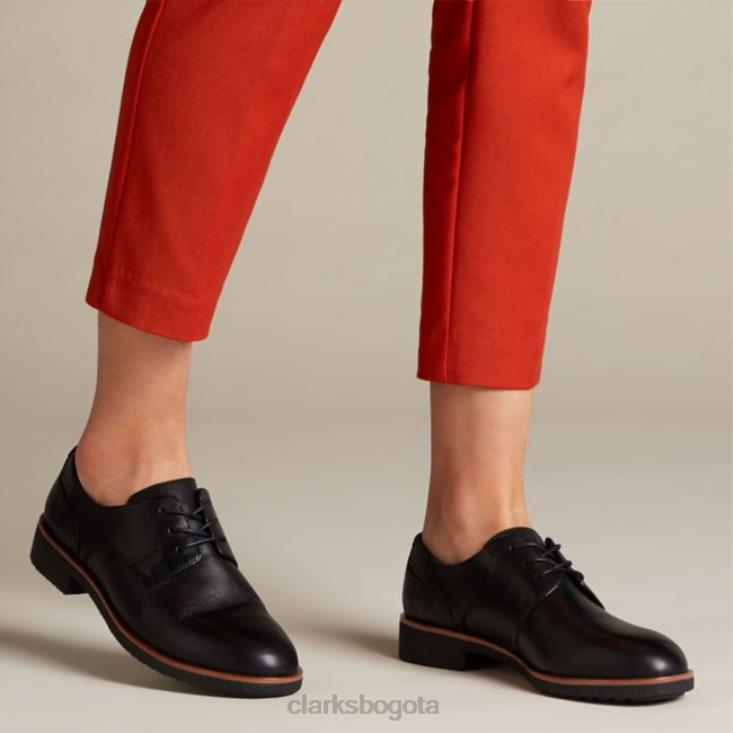 Clarks 0DX8L5068 clarks de cuero negro griff lane de cuero negro mujer cuero negro