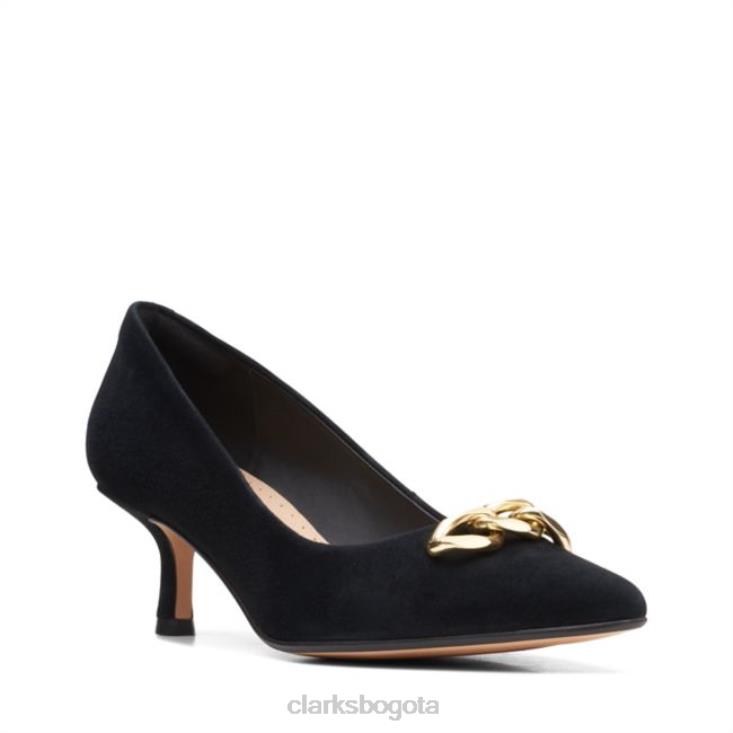 Clarks 0DX8L5076 ante negro violeta 55 ribete ante negro clarks unisexo ante negro