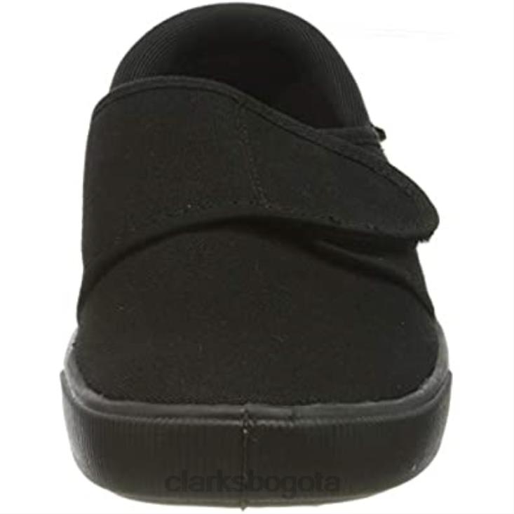 Clarks 0DX8L508 zapatos de uniforme escolar hopper run negros para niño clarks niños negro