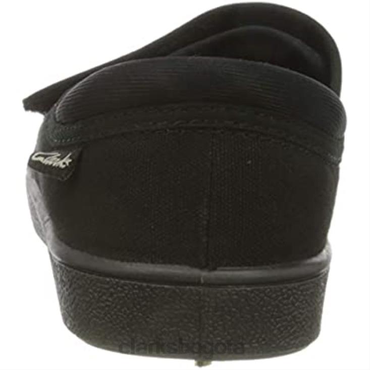 Clarks 0DX8L508 zapatos de uniforme escolar hopper run negros para niño clarks niños negro