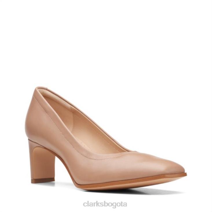 Clarks 0DX8L5099 cuero praliné clarks seren 55 cuero praliné suave unisexo cuero praliné