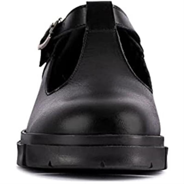 Clarks 0DX8L51 zapatos clarks teala bar de cuero negro unisexo