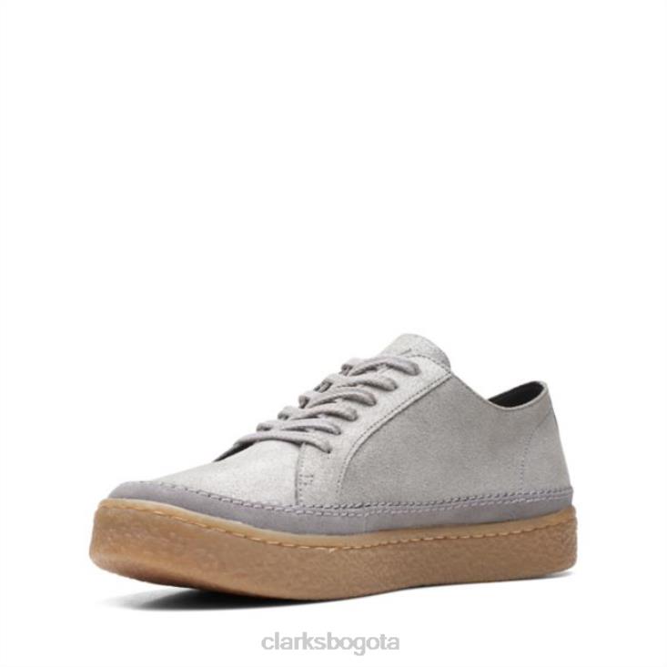 Clarks 0DX8L5101 encaje de barleigh gris metalizado gris clarks metalizado mujer gris metalizado
