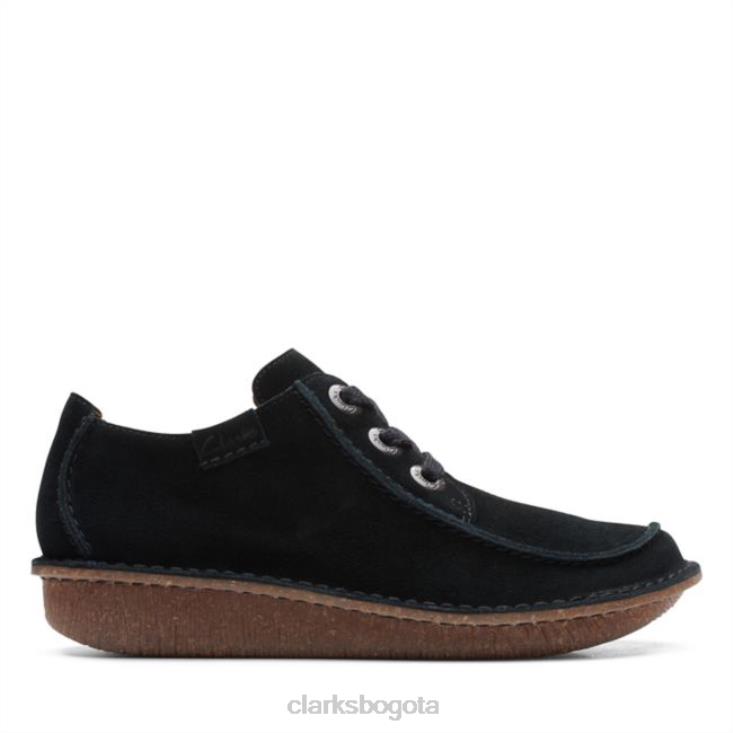 Clarks 0DX8L5109 fun ny dream gamuza negra clarks gamuza negra unisexo ante negro