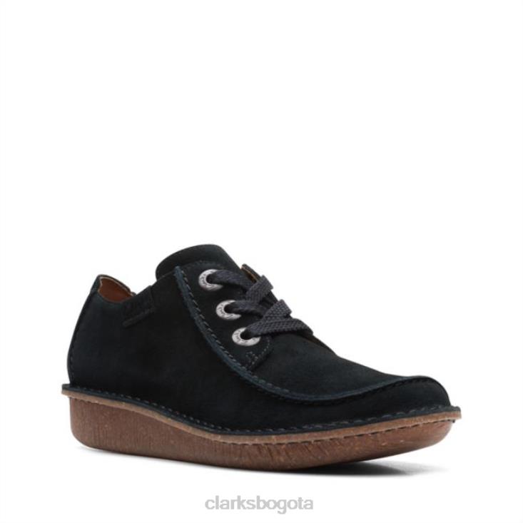 Clarks 0DX8L5109 fun ny dream gamuza negra clarks gamuza negra unisexo ante negro