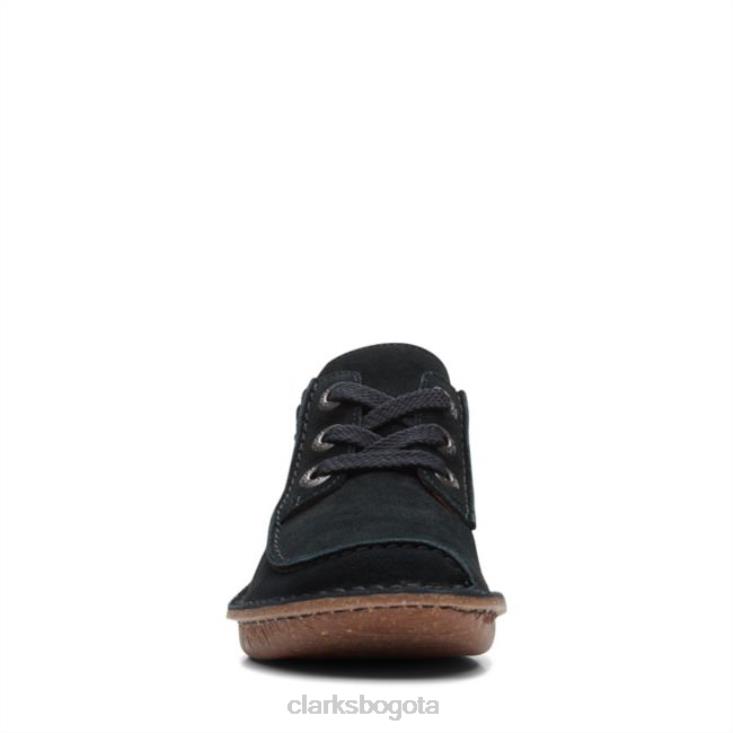 Clarks 0DX8L5109 fun ny dream gamuza negra clarks gamuza negra unisexo ante negro