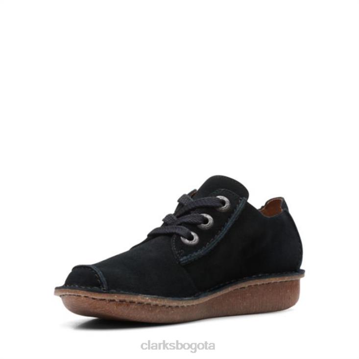 Clarks 0DX8L5109 fun ny dream gamuza negra clarks gamuza negra unisexo ante negro