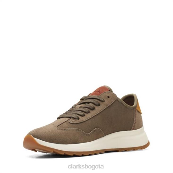 Clarks 0DX8L5112 combi oliva oscuro clarks dash lite lo combi oliva oscuro unisexo combinación oliva oscuro