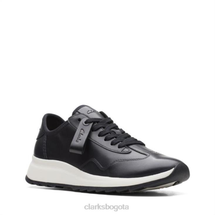 Clarks 0DX8L5113 clarks cuero negro dash lite lo cuero negro unisexo cuero negro