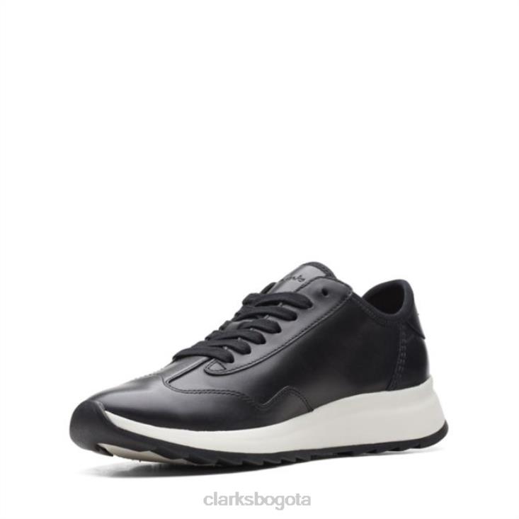 Clarks 0DX8L5113 clarks cuero negro dash lite lo cuero negro unisexo cuero negro