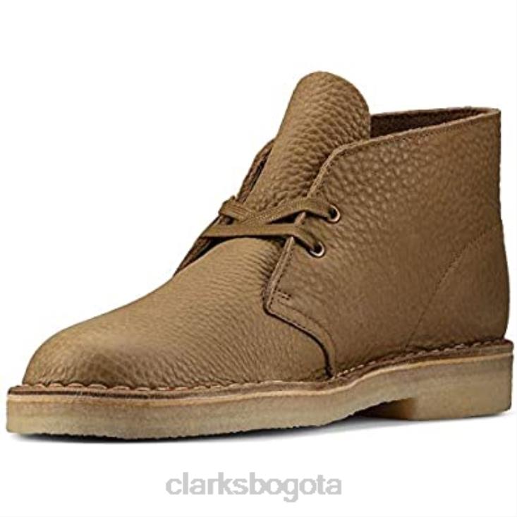 Clarks 0DX8L512 botas safari clarks de cuero oliva oscuro cuero oliva oscuro unisexo cuero oliva oscuro