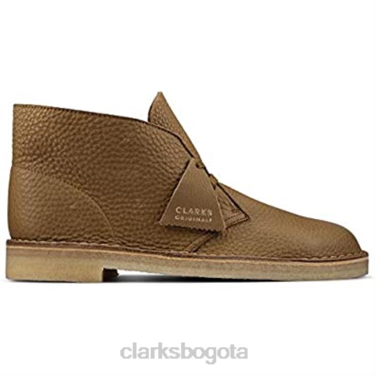 Clarks 0DX8L512 botas safari clarks de cuero oliva oscuro cuero oliva oscuro unisexo cuero oliva oscuro