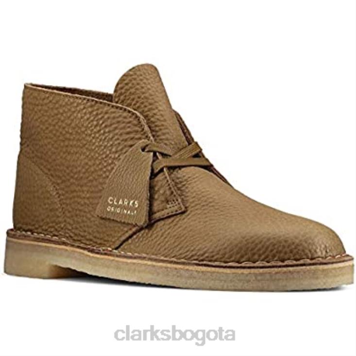 Clarks 0DX8L512 botas safari clarks de cuero oliva oscuro cuero oliva oscuro unisexo cuero oliva oscuro