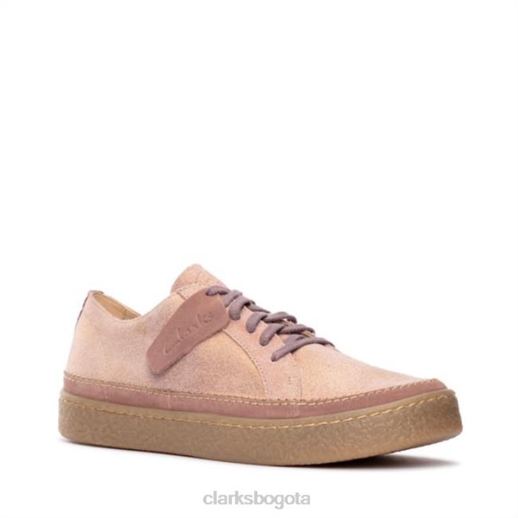Clarks 0DX8L5127 encaje de barleigh rosa metálico clarks rosa metálico mujer rosa metalico