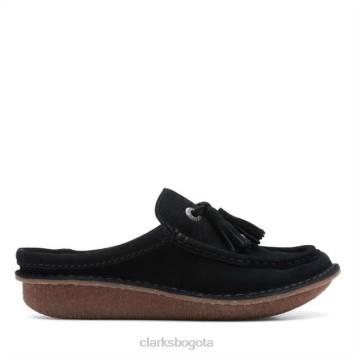 Clarks 0DX8L5141 zueco fun ny ante negro clarks ante negro unisexo ante negro
