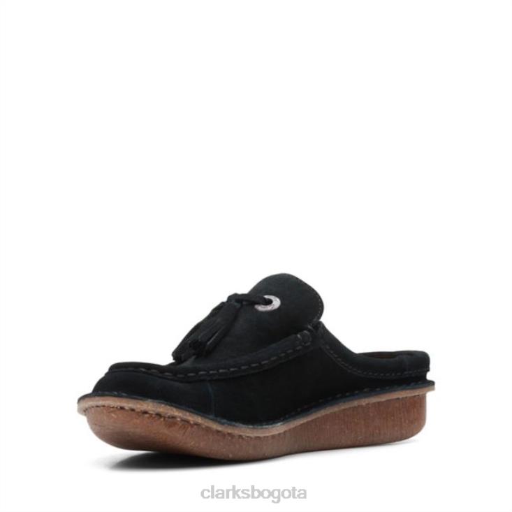 Clarks 0DX8L5141 zueco fun ny ante negro clarks ante negro unisexo ante negro