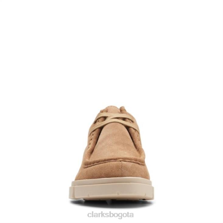 Clarks 0DX8L5143 teala wally ante tostado claro clarks ante tostado claro mujer gamuza color canela claro
