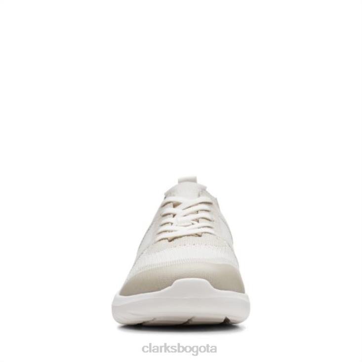 Clarks 0DX8L5166 nova lite encaje punto blanco clarks de punto blanco unisexo punto blanco