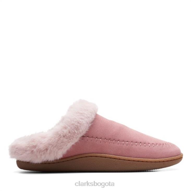 Clarks 0DX8L5169 clarks gamuza rosa pilton casa gamuza rosa unisexo gamuza rosa