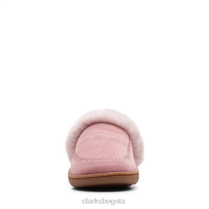 Clarks 0DX8L5169 clarks gamuza rosa pilton casa gamuza rosa unisexo gamuza rosa