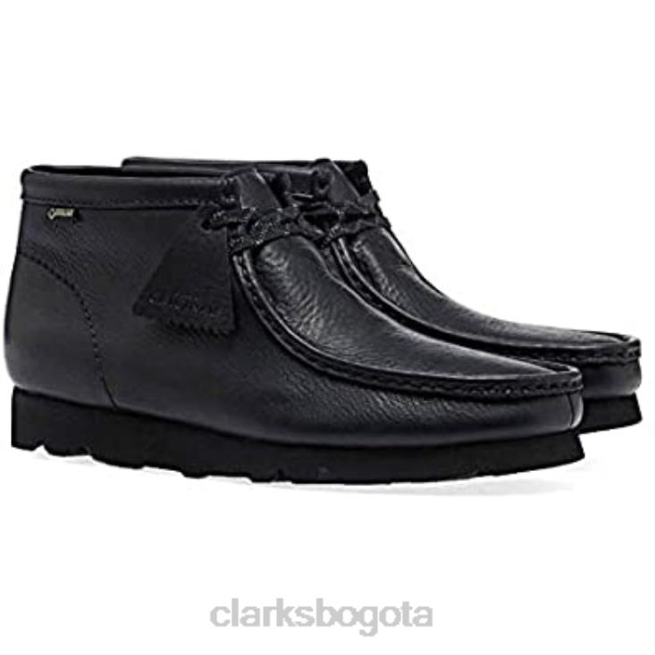 Clarks 0DX8L517 zapatos de vestir originales wallabee gtx 11 clarks de cuero negro unisexo