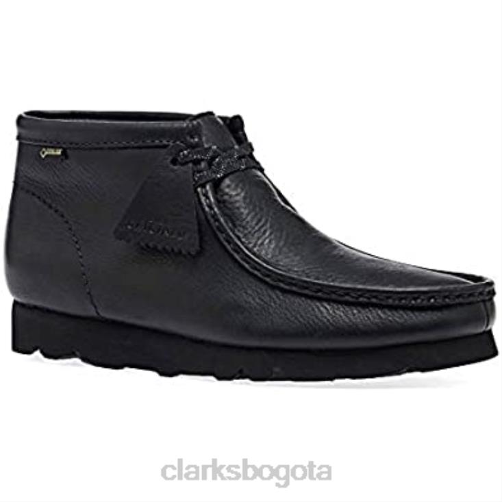 Clarks 0DX8L517 zapatos de vestir originales wallabee gtx 11 clarks de cuero negro unisexo