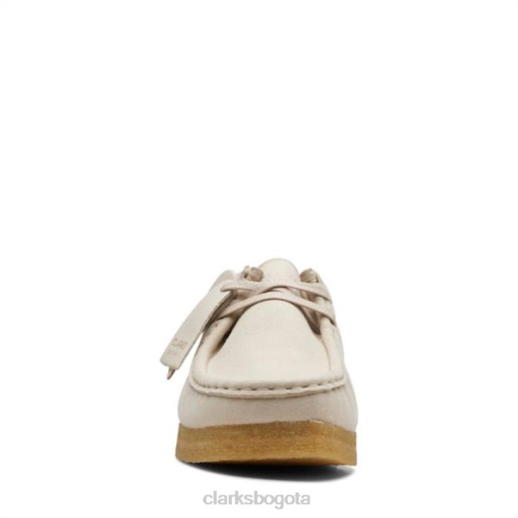 Clarks 0DX8L5177 clarks blanco roto wallabee sintético blanco roto sintético unisexo sintético blanquecino