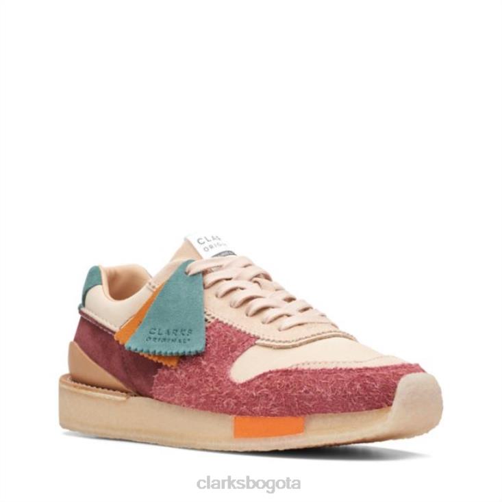 Clarks 0DX8L5182 tor run combi rosa oscuro clarks combi rosa oscuro unisexo combinación rosa oscuro