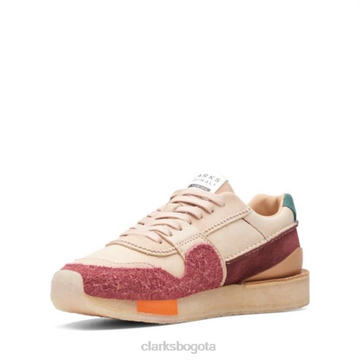 Clarks 0DX8L5182 tor run combi rosa oscuro clarks combi rosa oscuro unisexo combinación rosa oscuro