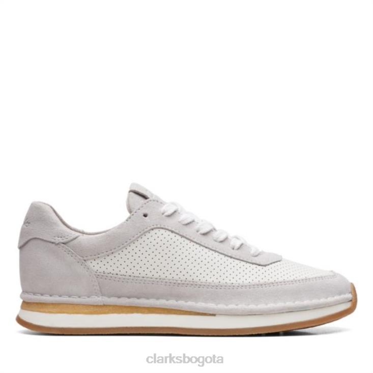 Clarks 0DX8L5183 craft run air combi blanca clarks white combi unisexo combinación blanca