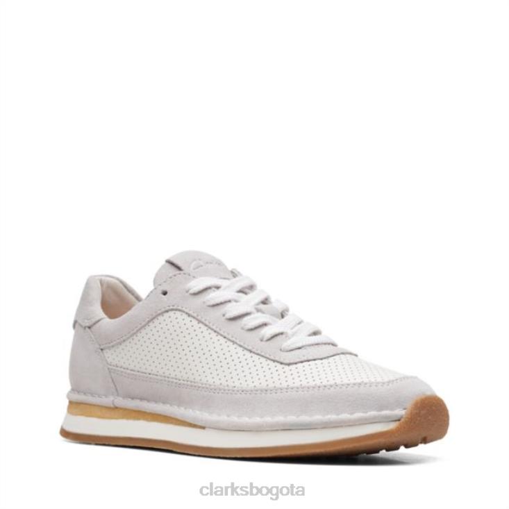 Clarks 0DX8L5183 craft run air combi blanca clarks white combi unisexo combinación blanca