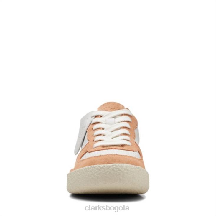 Clarks 0DX8L5185 Clarks Sandstone Combi Craft Cup Court Sandstone Combi unisexo combinación de arenisca