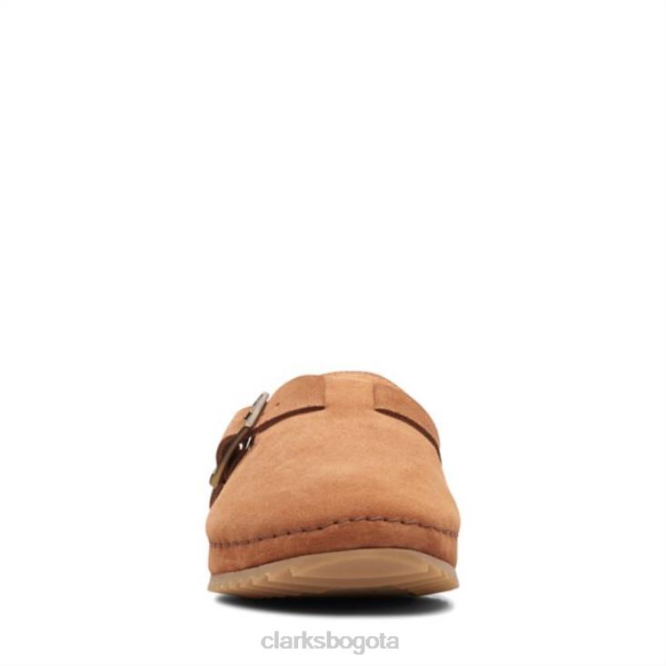 Clarks 0DX8L5187 clarks brookleigh mule con forro color canela sde con forro color canela mujer bronceado wlined sde